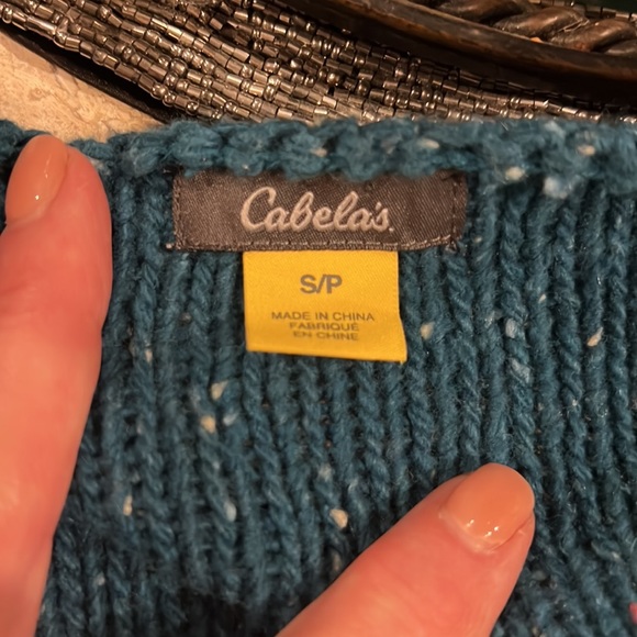 CABELAS WOMENS CARDIGAN SZ S/P #1481 - Picture 7 of 8